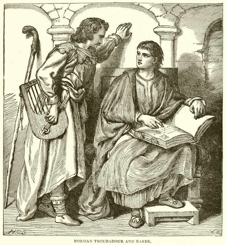 Norman Troubadour ve Mavna by English School