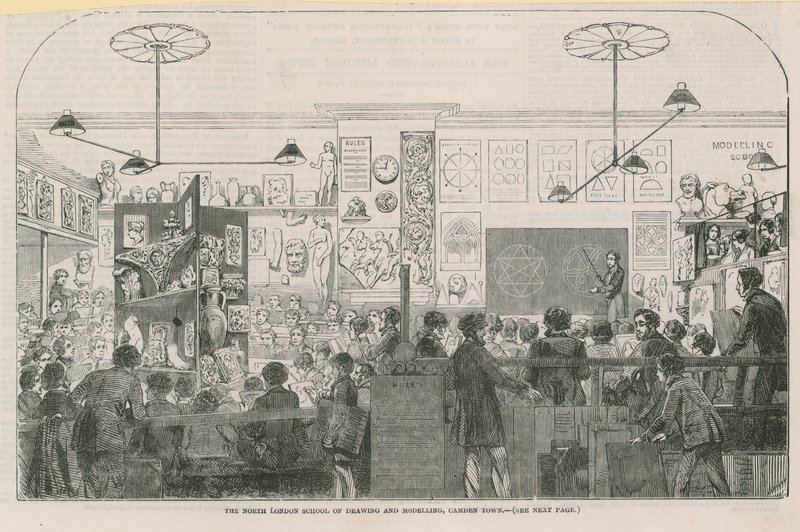 North London School of Drawing and Modeling in Camden Town by English School