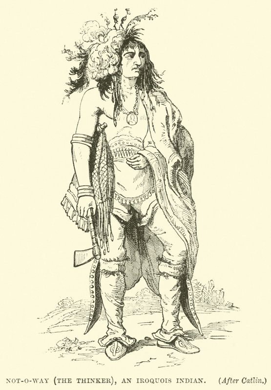 Yolsuz (düşünür), bir Iroquois Kızılderilisi by English School