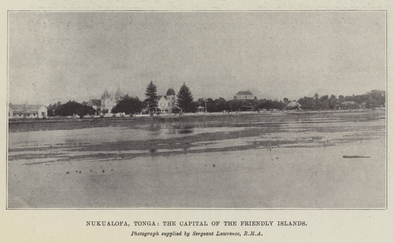 Nukualofa, Tonga, Dost Adaların Başkenti (lito) by English School
