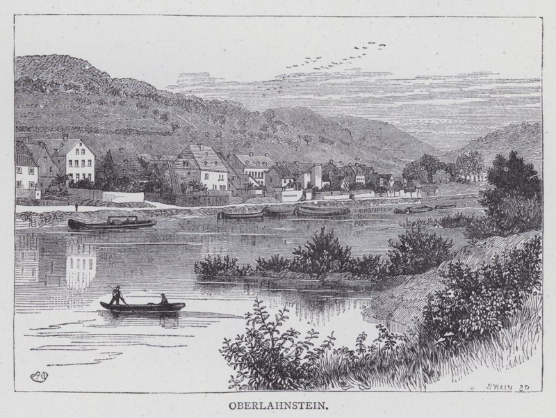 Oberlahnstein (gravür) by English School