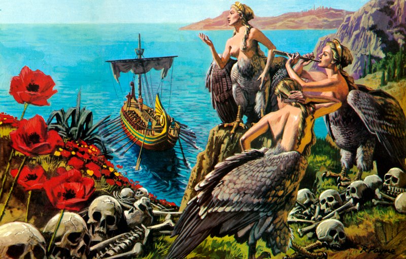 Odysseus ve Sirenler by English School