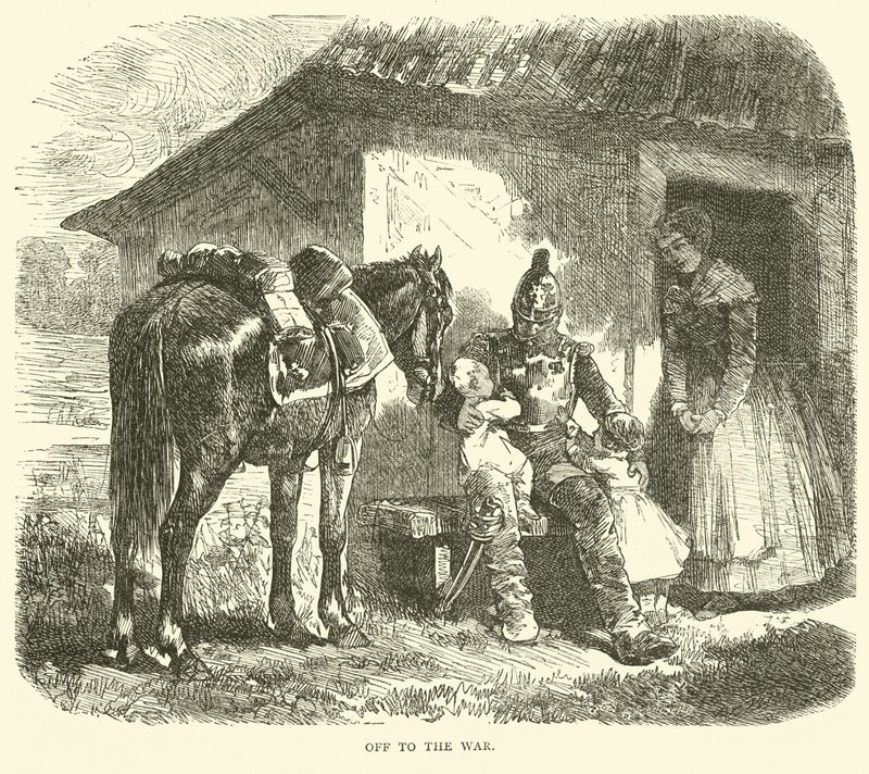 Savaşa kapalı, Ekim 1870 by English School