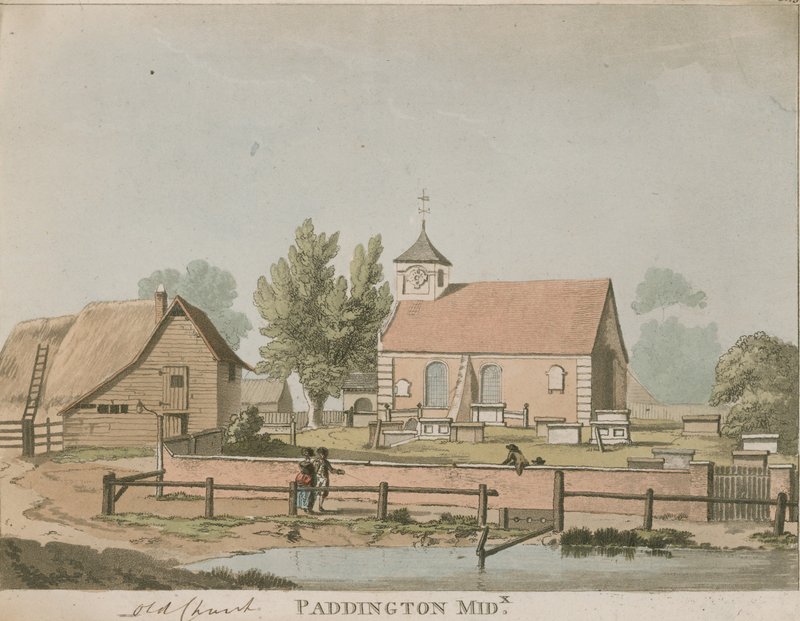 Eski Kilise, Paddington, Middlesex by English School
