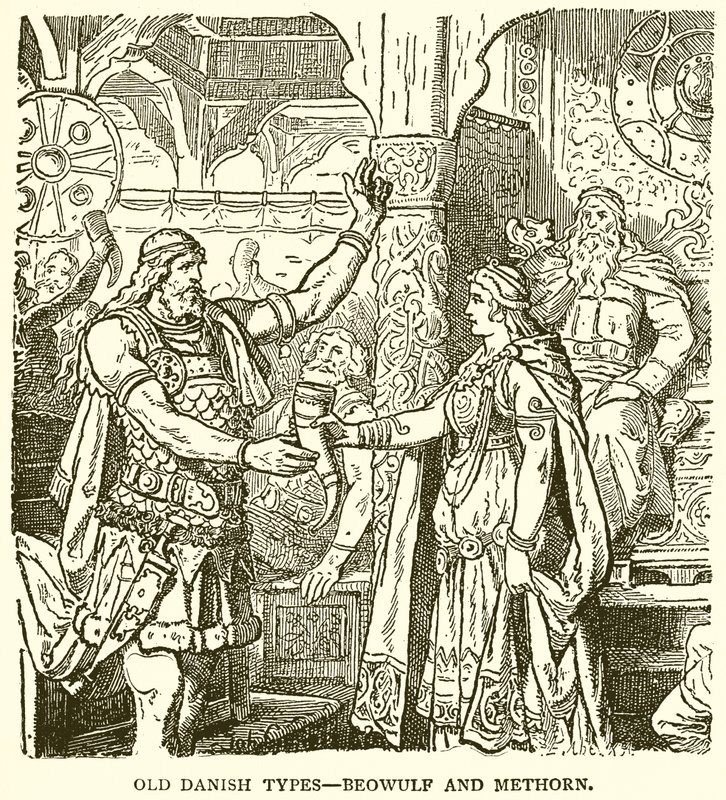 Eski Denish Türleri--Beowulf ve Methorn by English School