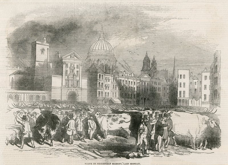 Eski Smithfield Pazarı by English School