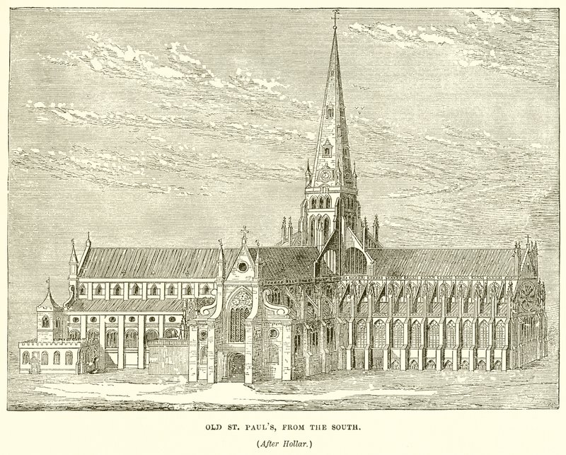Güneyden Eski St. Pauls by English School