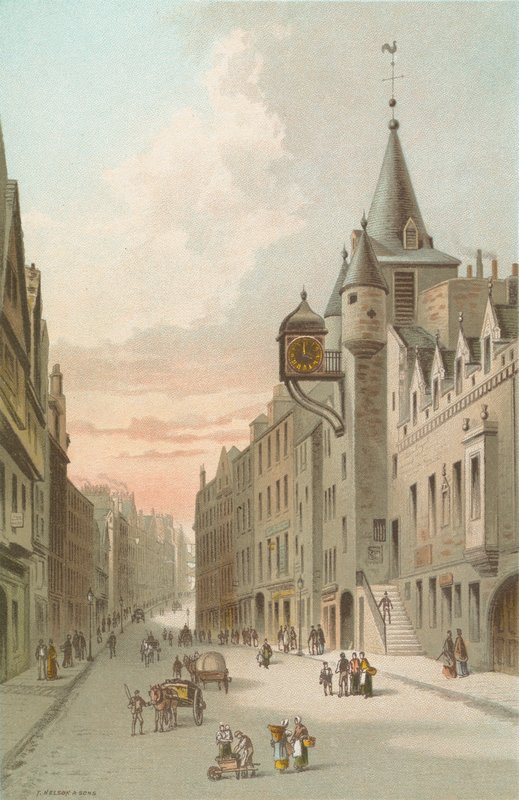 Eski Tolbooth ve Canongate - Edinburgh by English School