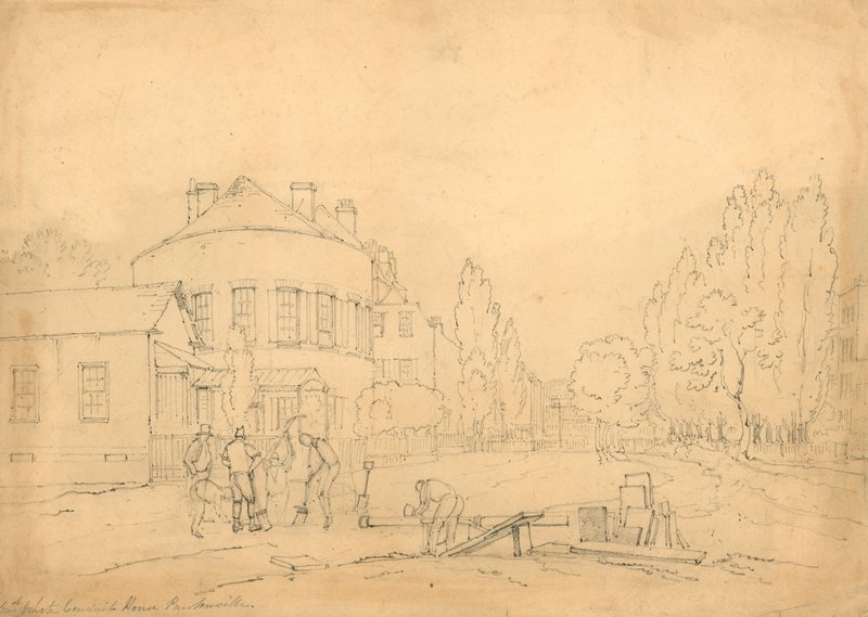 Eski Beyaz Kanal Evi, Pentonville, Londra; kroki by English School