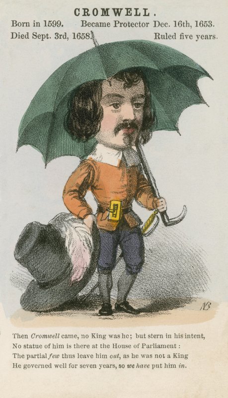 Oliver Cromwell (su meraklısı) by English School