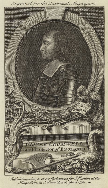 Oliver Cromwell, İngiltere