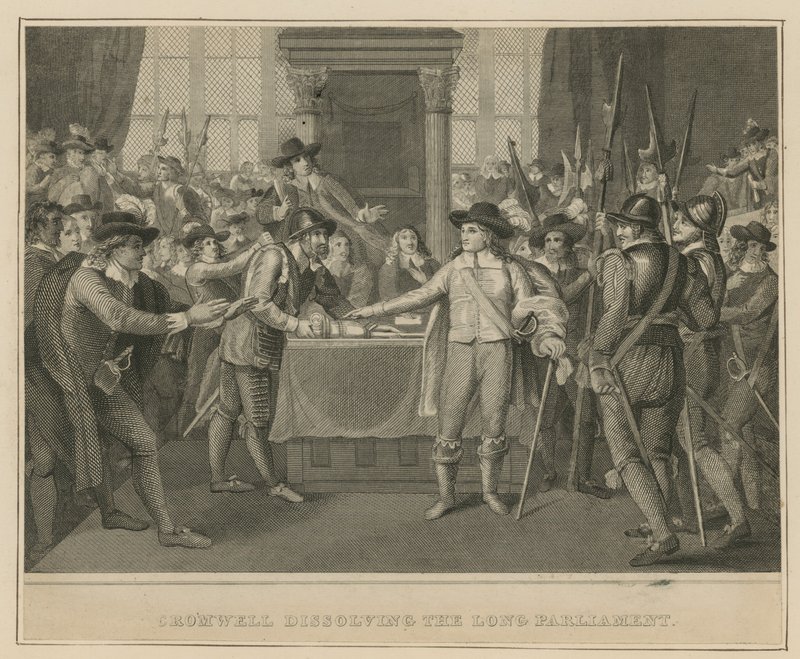 Oliver Cromwell, Uzun Parlamento