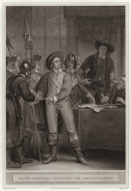 Oliver Cromwell, Uzun Parlamento
