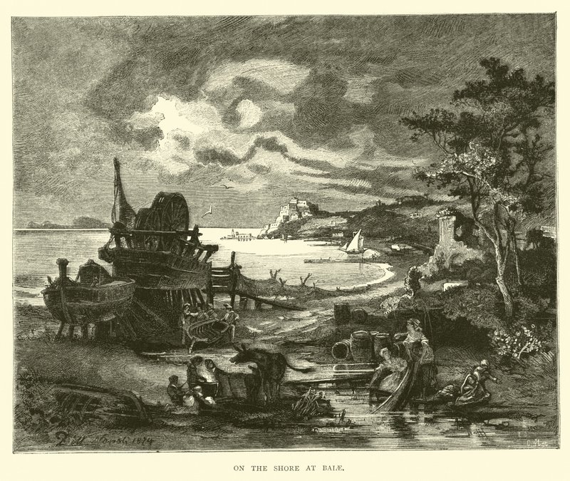 Baiae kıyısında by English School
