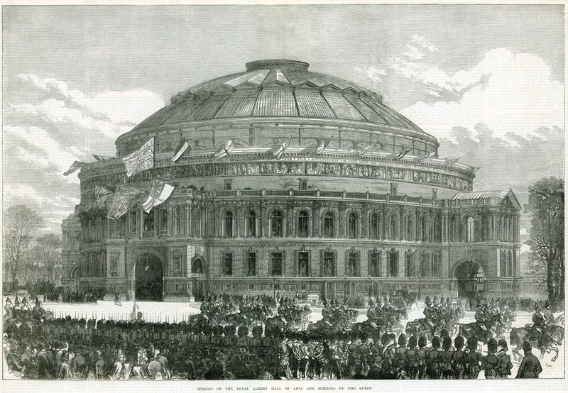 Kraliçe Victoria tarafından Royal Albert Hall