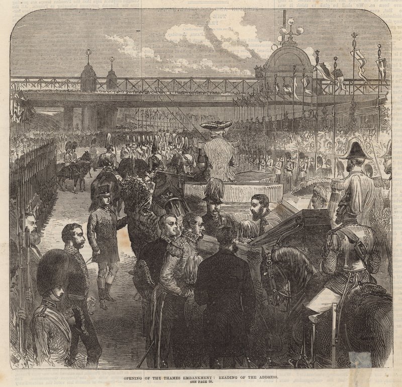 Thames Setinin Açılışı; Adresin okunması by English School