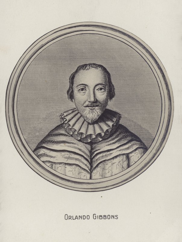 Orlando Gibbons, İngiliz İngiliz besteci, virginalist ve orgcu (1583-1625) by English School