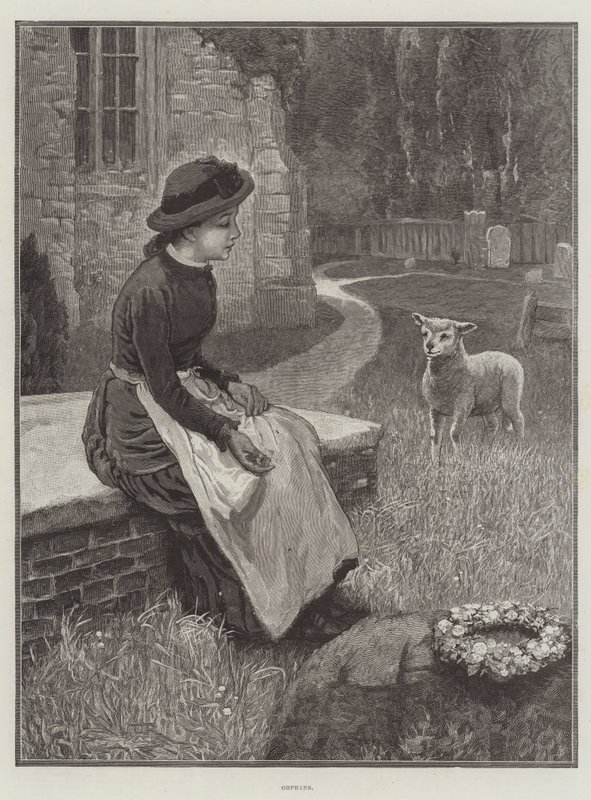 Yetimler (gravür) by English School
