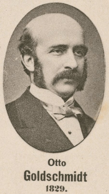 Otto Goldschmidt (gravür) by English School