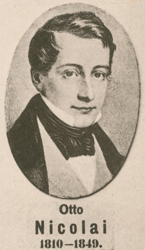 Otto Nicolai (gravür) by English School