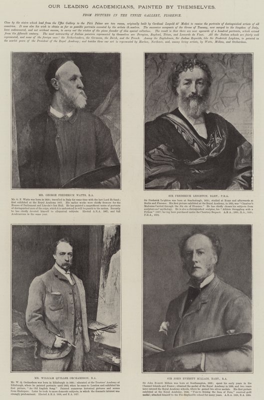 Öncü Akademisyenlerimiz, kendi elleriyle boyanmış (litho) by English School