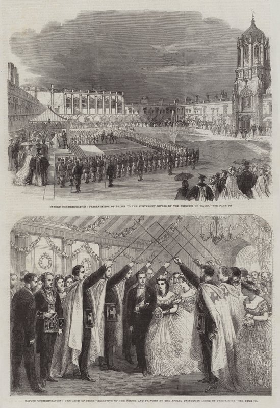 Oxford Anma (gravür) by English School