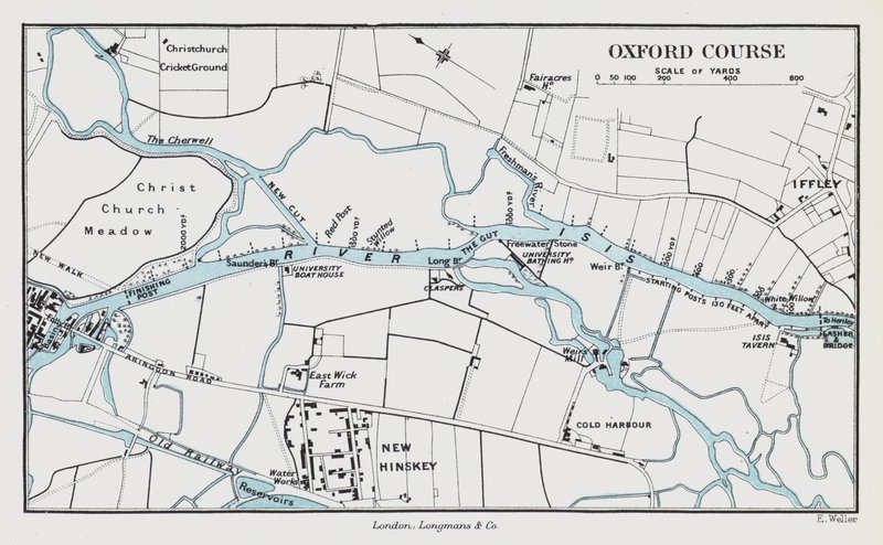 Oxford Kursu (renkli gravür) by English School