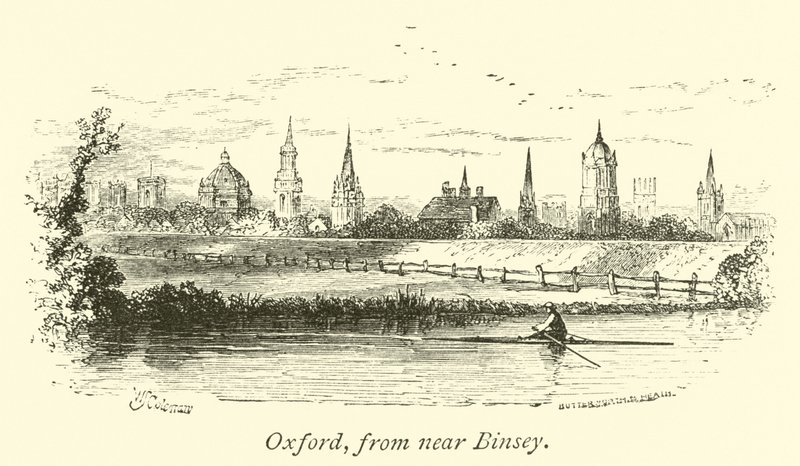 Oxford, Binsey yakınlarından by English School