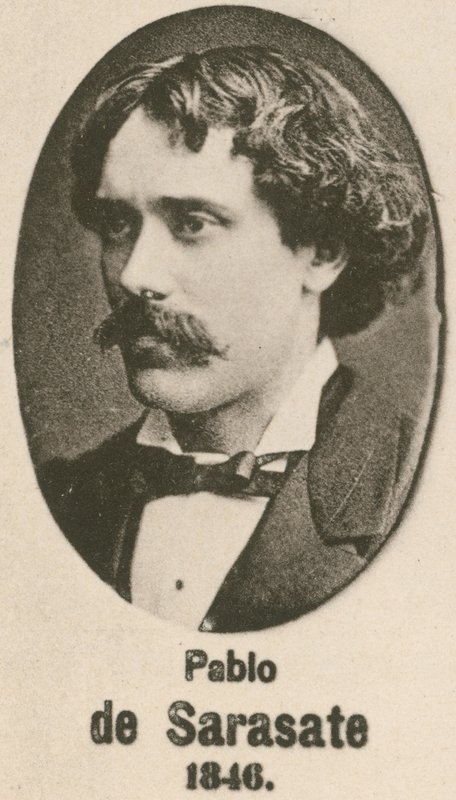 Pablo de Sarasate (gravür) by English School
