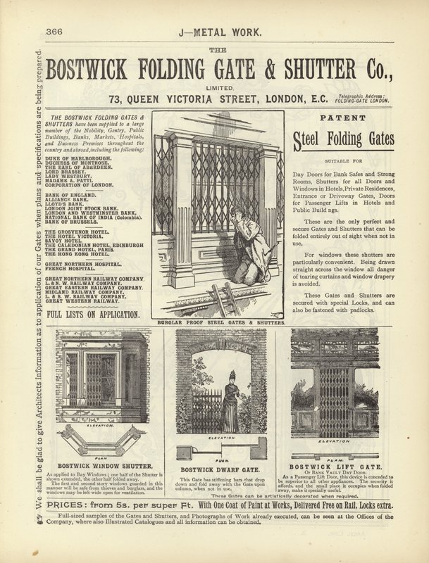 Mimarlar, Haritacılar ve Mühendisler Özeti 1892