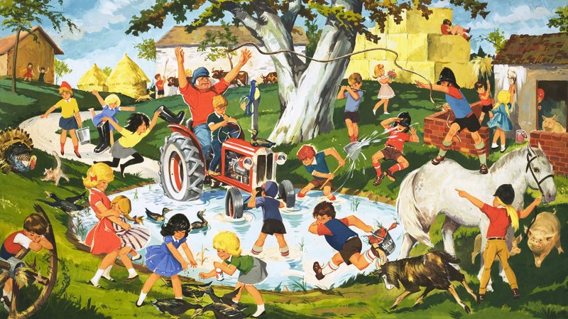 Çiftlik bahçesinde pandemonium by English School