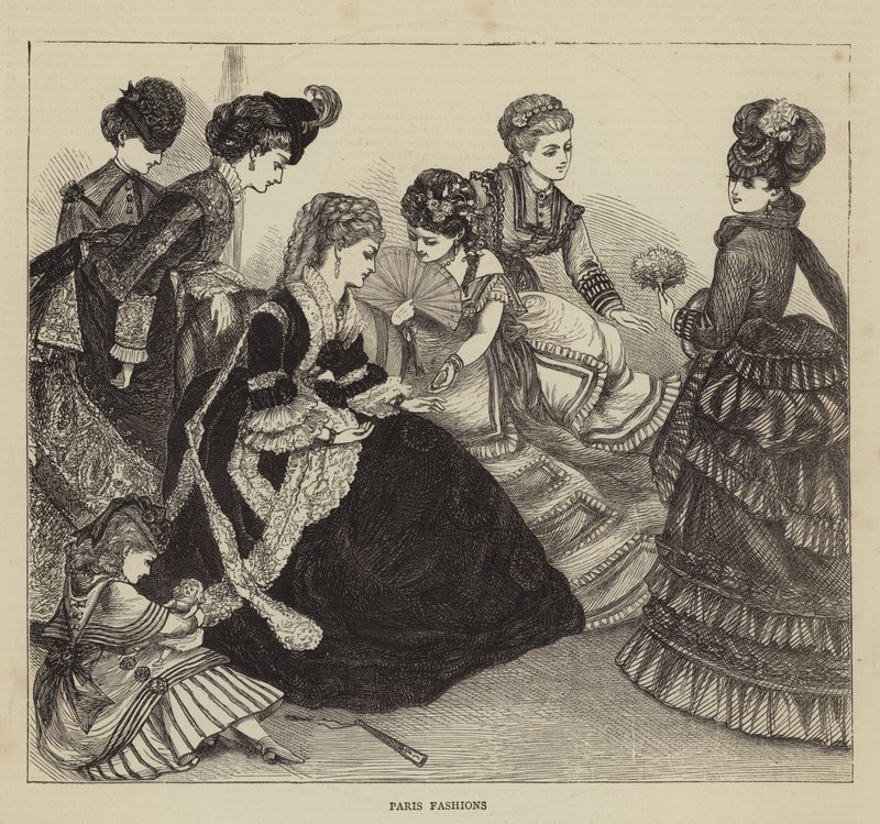 Paris Modası (gravür) by English School