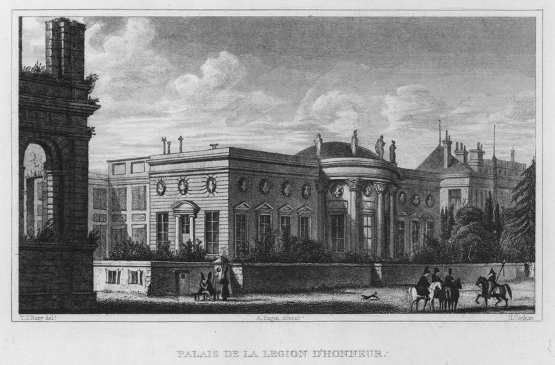 Paris, Legion Of Honor Sarayı (gravür) by English School
