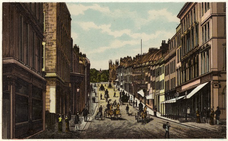 Park Street, Bristol (renkli taş) by English School
