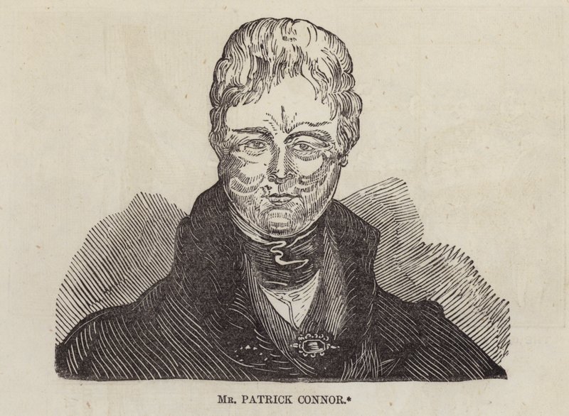 Patrick Connor, sokak satıcısı çatal bıçak takımı, Londra (gravür) by English School