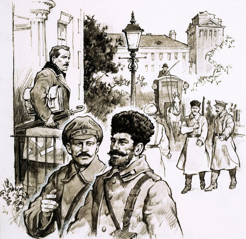 Vatansever Besteci, Jean Sibelius (kağıt üzerine guaj) by English School
