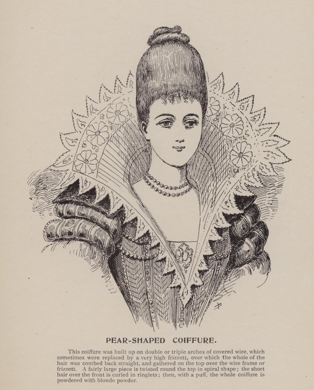 Armut Şeklinde Kuaför (gravür) by English School