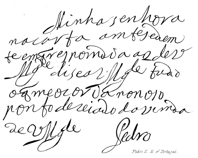 Pedro II, Portekiz K by English School