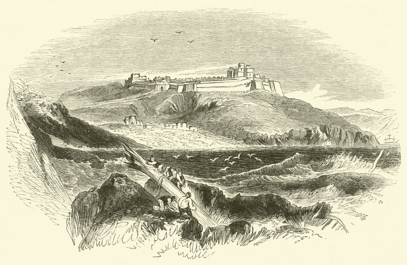 Pendennis Kalesi (gravür) by English School