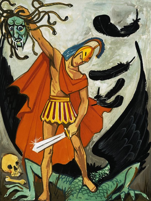 Perseus ve Medusa by English School