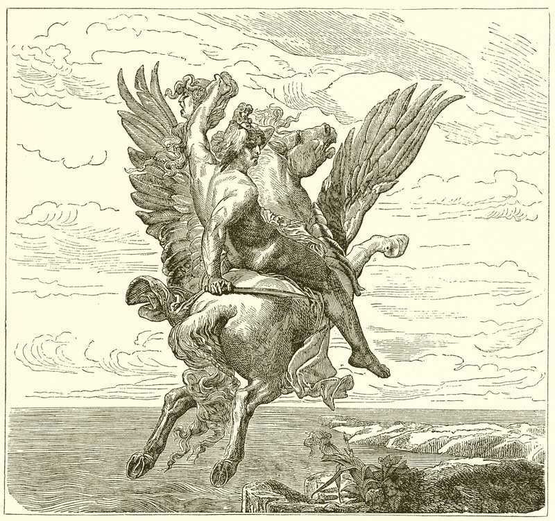 Perseus, Kanatlı At Pegasus
