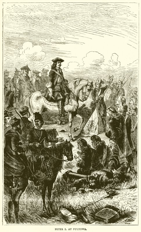 Peter I, Pultowa'da by English School