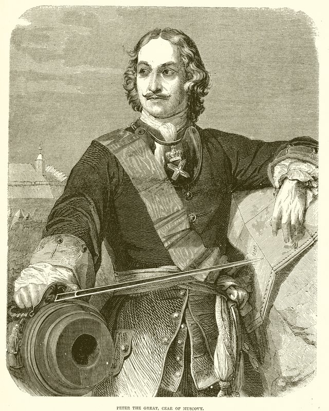 Büyük Peter, Moskova Çarı by English School