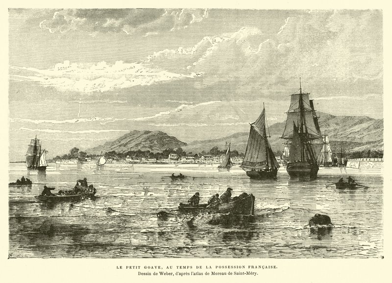Petit-Goave, Haiti, bir Fransız mülküyken by English School