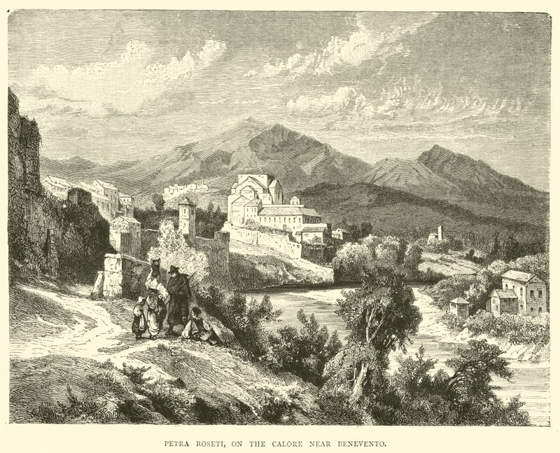 Petra Roseti, Benevento yakınlarındaki Calore