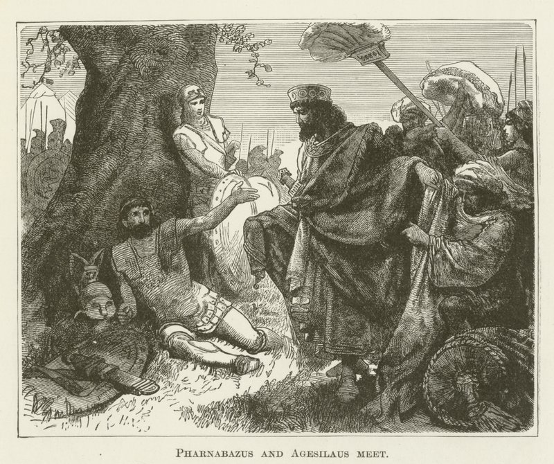 Pharnabazus ve Agesilaus buluşuyor by English School