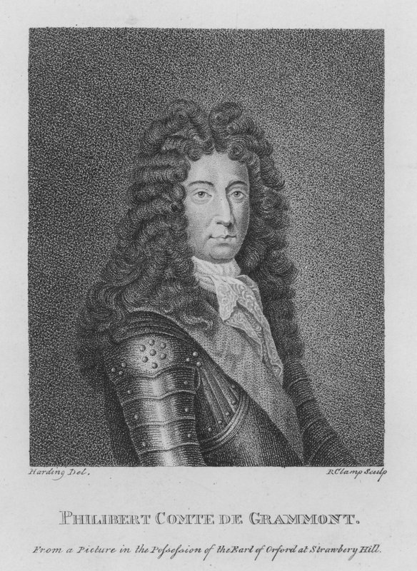 Philibert Comte de Grammont (gravür) by English School