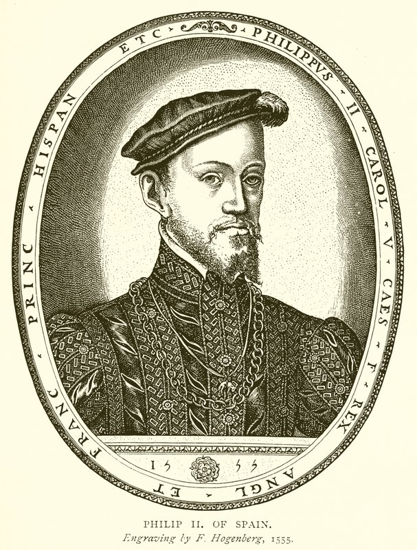 İspanya Philip II by English School