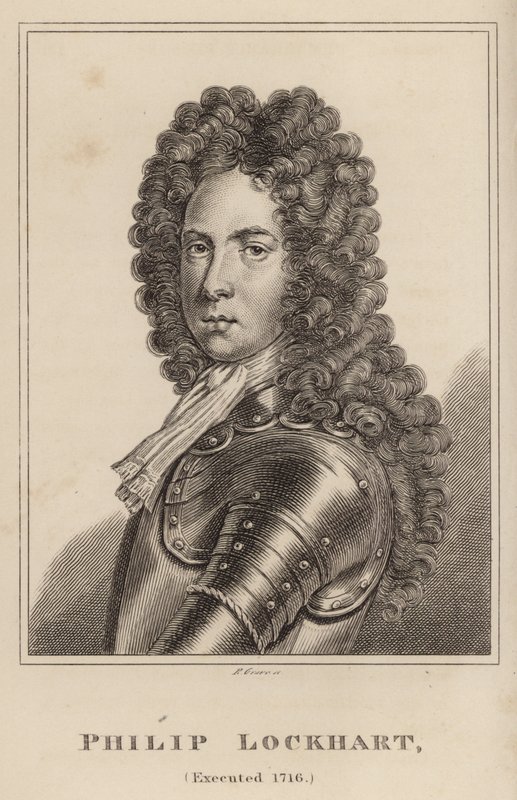 Philip Lockhart, 1716'da idam edildi by English School