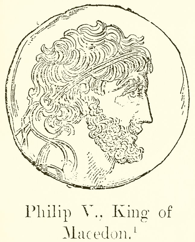 Philip V, Makedon Kralı by English School